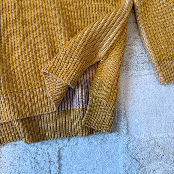 Topshop Mustard Cowl Neck Sweater - Picture 2 of 4